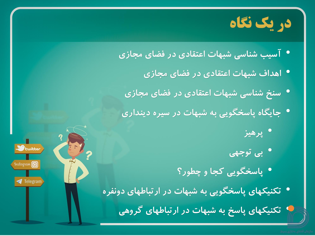 آسیب شناسی شبهات اعتقادی در فضای مجازی